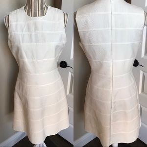 Calvin Klein Textured White Dress